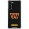 NFL Washington Commanders Black Background Galaxy S24 FE Clear Case